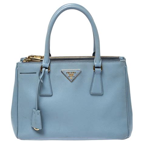 prada saffiano light blue|Prada light blue saffiano handbags.